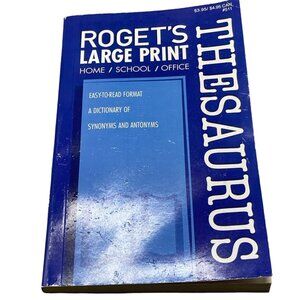 Thesaurus book Large print copyright 2014 Kappa books ENGLISH 194 PG READ